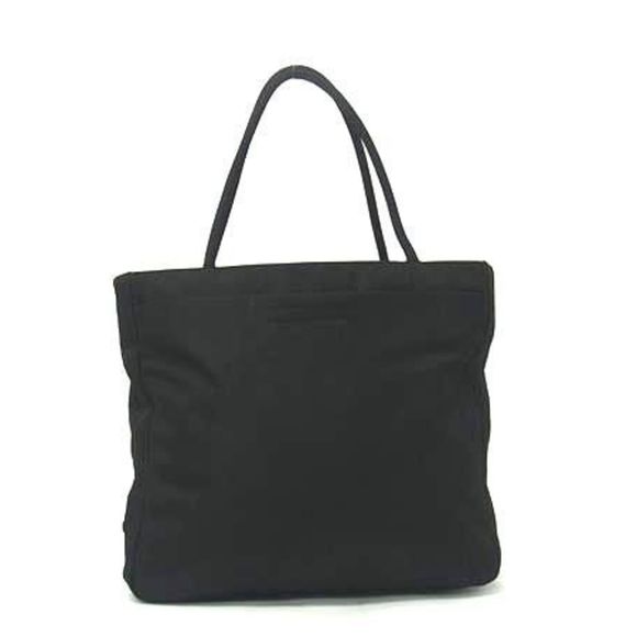 PRADA Prada Handbag Tessuto - Black Nylon Women's Triangle Plate - Picture 1 of 6